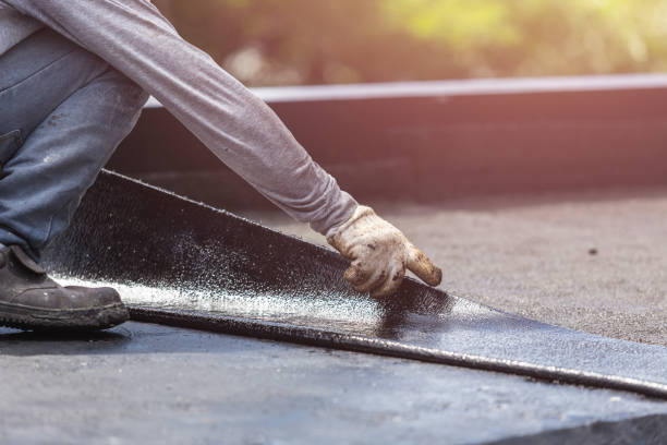 Professional Waterproofing technician working in Durand, IL